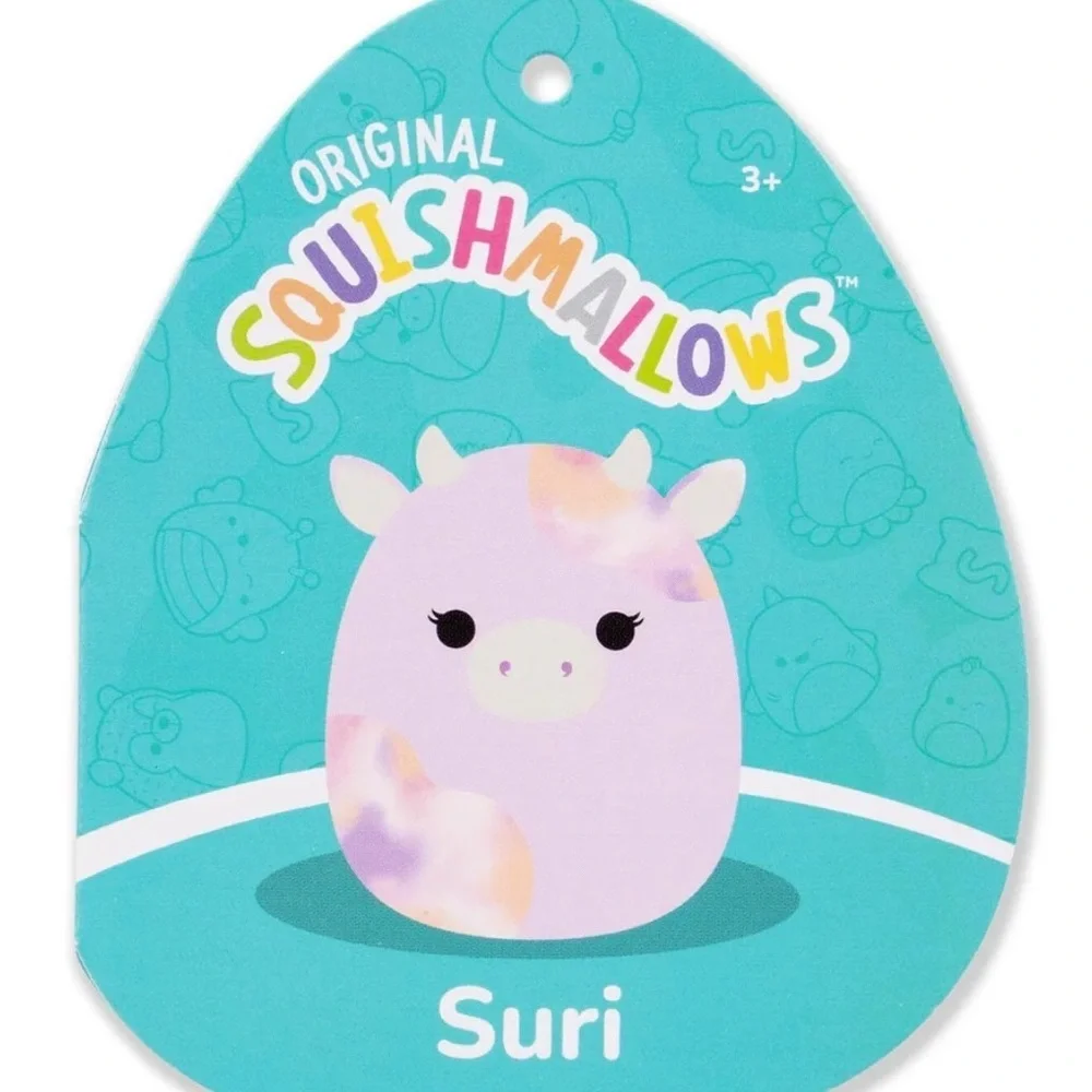 Squishmallows Suri - Cow With Tie-Dye Spots Plush 8 Inch
